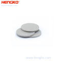 Hengko poroso metal sinterizado en polvo de acero inoxidable/malla o disco de filtro de bronce utilizado para protección del medio ambiente